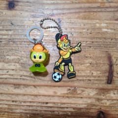 柏レイソル レイくん ラバーチャーム＆めじるしアクセサリー