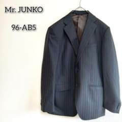 ミスタージュンコ 【96-AB5】 アウター スーツ ジャケット ストライプ 毛