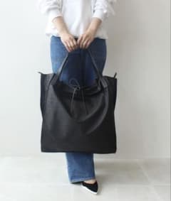 Three Four Time ノーマルナイロンビックトート ブラック