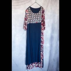 vintage ヴィンテージ　ロングワンピース　昭和レトロ　ビンテージ　古着