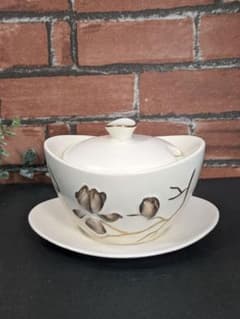 イギリス アンティーク カールトンウェア シュガーポット ハンドペイント