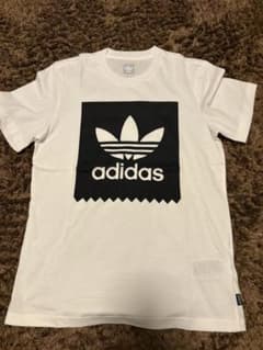 adidas ロゴプリント Tシャツ ホワイト