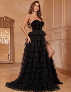 パーティードレス 黒