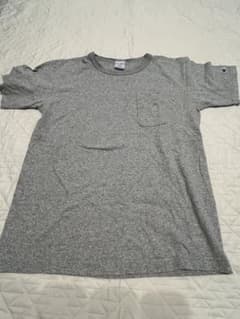 Champion ポケットTシャツ グレー