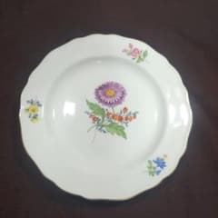 マイセン 二つ花プレート