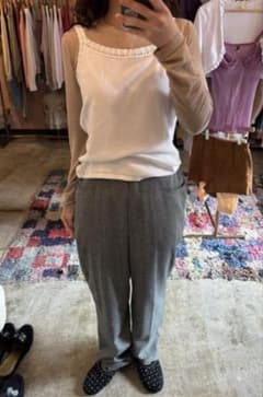 vintage monotone pants