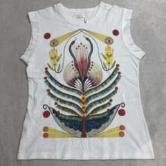 クロエ　ノースリーブカットソー　ホワイト　XSサイズ　イタリア製