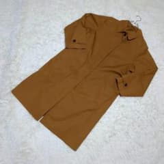 GU ステンカラーコート　ブラウン　M ロング
