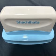 Shachihata スタンプ ホワイト/ブルー