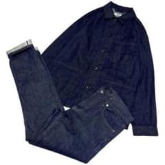 UNIQLO デニム セットアップ カバーオール S おまけジーンズ 赤耳w31